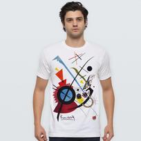 Wassily Kandinsky Worlds T-Shirt, Men's Women's Sizes (KAN-28991) 120 brown