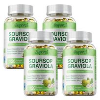 Buporai - Soursop Extract Capsules - Digestive and Respiratory Health 120*4