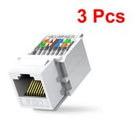 RJ45 Network Module RJ45 Connector Information Socket CAT6 Crystal Head For Computer Outlet Cable Patch Panel Parts RJ45 Adapter