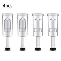 PP Material 3-Piece One-Way Valve for Homebrew Fermentation white