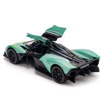 (Acrylic Box) Simulation 1:43 Genuine Martin Valkyrie Alloy Sports Car Model Ornament Toy sale blue