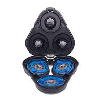 Compatible with Philips Series 5000 shaver heads—3‑head models 5080 5050 5091 and 5351; black blade replacement part. black juoda