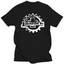 LAIBACH LOGO INDUSTRIAL DARK WAVE AVANT-GARDE EXPERIMENTAL NEW BLACK T-SHIRT Summer Short Sleeves Cotton Fashiont T Shirt M gray