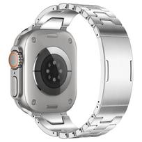 Apple Watch Ultra 3 Quick-Release H-Link Steel Business Band for Apple Watch 11 Fits 44/45/46/49mm sidabras