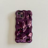 3D Bubble Wave Pattern Phone Case For iPhone 17 Air 16 15 14 13 12 11 Pro Max 14pro Electroplated Soft Shockproof Back Cover iPhone 16