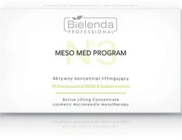 Ampulės veido priežiūrai Bielenda Professional Meso Med Therapy Active Lifting, 3 ml, 10 vnt.