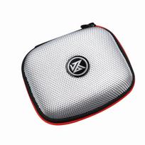 Kz Cover Earphone Box Bluetooth Headset Cover Square Portable Compression Headset Storage Cover Eva Zipper Bag With Logo Black gray