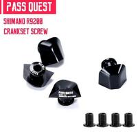 PASS QUEST chainring 110 bcd 4 bolt chainring for Shimano ultegra 8100 dura ace 9200 54T 56T 58T 60T 44T 46T 48T 50T chainring R9200 Bolt black