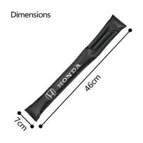 hot Fit PU Leather For Honda Civic XRV CR-Z CRV Car Seat Gap HRV City Accord Legend Jazz RR VTi padding Seat plug Leakproof Pads UQ8 black