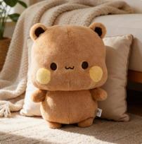 35cm Panda Bubu And Yier Plush Toy Plush Toy Figurine Sleeping Pillow Plush Doll Merchandise Gift New brown