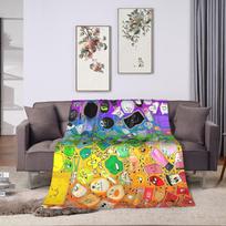 BFDI Inanimate Insanity Antklodės Vilnos Vasarinės Nešiojamos Šiltos Mėtymo Antklodės Sofai Biurui Lovos Patalynė Mėtymo Antklodės 100cm x 150cm