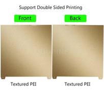 Creality K2 PLUS PEI spausdinimo plokštelėms Tekstūruota PEI 370x370 PEI spyruoklinio plieno lakštas Šildomas lovelis Creality k2 Plus priedams textured pei beige