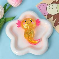 Colorful Salamander Maltose Fidgets Toys Squishy Malt Sugar Stretchy Axolotl Fun Squeeze Birthday Supplies Anti-Anxiety Gift