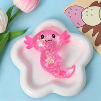 Colorful Salamander Maltose Fidgets Toys Squishy Malt Sugar Stretchy Axolotl Fun Squeeze Birthday Supplies Anti-Anxiety Gift