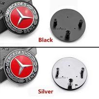 Replacement 38mm A0008171901 Front grill Badge emblem logo for Mercedes benz AMG A B C D E V S CLASS CLE CLA GLA  W205 W213 Black