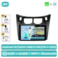 For Toyota Yaris Vitz XP90 2005 - 2012 Android Car Radio Multimedia Video Player Navigation GPS Carplay Touch Screen Auto Stereo Intelligent Systems 4CORE 4G 64G