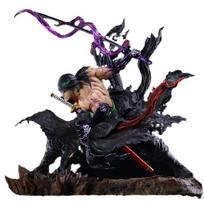 35CM Anime Figūrėlė One Piece Roronoa Zoro Figūrėlė PVC GK Statula Figūrėlės Modelis Lėlės Kolekcija Kambario Dekoras Stalo Žaislai Dovana black