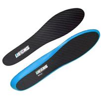 Vidpadžiai Anglies Pluošto Unisex Itin Ploni Krepšinio Batams Smūgių Absorbcija Aukštas Atšokimas Flat thickened insole blue edge,44 black