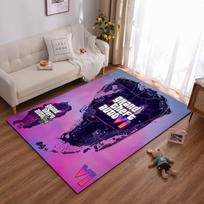 Grand Theft Auto VI Map Design Rug, Non-slip rug suitable for living room and bedroom sofas. 200x160cm( 78x62in )