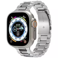 Spigen Modern Fit 316L dirželis, sidabro spalvos - Apple Watch 49mm/46mm/45mm/44mm/42mm