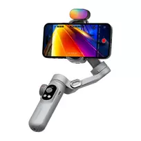 Aochuan Smart X Pro trijų ašių stabilizatorius su RGB apšvietimu, pilkas