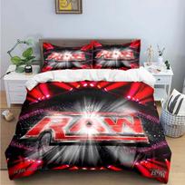 Madingi 3D imtynių sporto W-Wwe spaudiniai patalynės komplektai Lovos reikmenų rinkinys Antklodės užvalkalas Patalynės komplektas Prabangi dovana 150x200cm 3pcs
