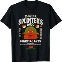 Teenage Mutant Ninja Turtles Master Splinter Dojo 1984 T-Shirt XXXXL juoda