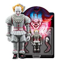 52TOYS IT Chapter Two Pennywise Action Figure, Official Warner Bros. Licensed, Swappable Head & Arm Gimmick, Approx. 9.5cm, New gray