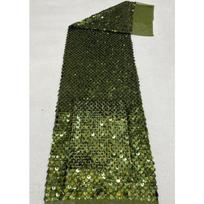 Stretch Mesh Fabric with Shell Sequins Beads Shimmer Embroidery for Women's Dresses Evening Gowns Kids' Clothing Shoes Bags 1Yard black