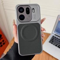For OPPO Find X9 Pro Case Luxury PU+Hard PC Magnetic Wireless Charging Protective Back Cover Case For Find X9 X9Pro Phone Shell OPPO Find X9 Pro red