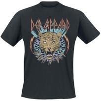 High N Dry Leopard Def Leppard T-Shirt Men Women Metal Rock Band Graphic Tee 100% Cotton Summer Streetwear Top 5XL įvairiaspalvis