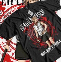 Silent Hill 2 TShirt Pyramid Head Shirt Silent Hill Game Red Tshirt Black 4XL black