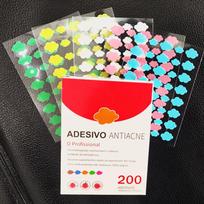 Cartoon Cloud Pimple Patches - 40pcs, Invisible, Waterproof PE Material red
