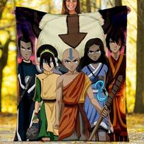 Avatar The Last Airbender printed throw blanket—lightweight,soft,warm;versatile blanket for all seasons—perfect as &air-conditioning throw,nap blanket 150cmx180cm