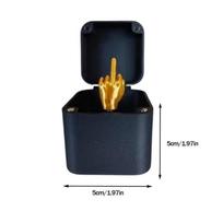 Spider Prank Box Pop Out Rubber Spider Handmade Wood Scare Box Party Game Surprise Joke Funny Trick Toy for Kids Halloween Gifts as show