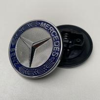 ABS Automobilio logotipas  Skirta Mercedes Benz W211 W205 W213 W203 C218 A207 CLA CLS E klasė Plokščias variklio dangčio emblemos lipdukas Priekinis ženklelis Priedai