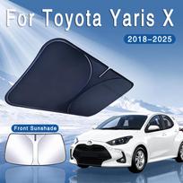 For Toyota Yaris X 2018~2025 2020 2022 2023 2024 Car Sun Visor Front Windshield Sunshade Heat Insulation Summer Auto AccessoriesWindshield Sunshades kaip parodyta spalva