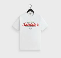 Kith The Sopranos Satriale’s Market Vintažiniai marškinėliai Balti - Dydis XL Užklijuoti Išparduoti Unisex Marškinėliai L white