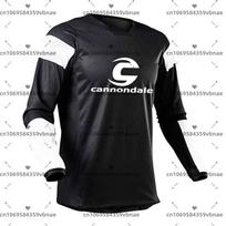 Cannondale Men's Mountain Bike Jersey BMX Motocross Enduro Shirt MX Downhill Jersey Breathable Quick-Drying T-Shirt XL