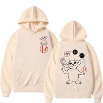 Twenty One Pilots Džemperiai Vyriški Moteriški Užtraukiami Avies Raštas Retro Rokas Madingas Džemperis Vyrams Džemperis Viršus S beige