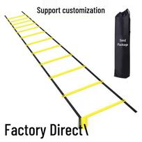 Agility & Speed Training Ladder for Football & Hopscotch – Jump & Rope Grid Equipment yellow