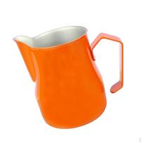 350ml/500ml/700ml Nerūdijančio plieno pieno plakimo ąsotėlis kavai, latte 350ml oranžinė