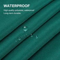 Waterproof Sun Shade Sail Square Rectangle Triangle Garden Canopy UV Block Pool Shade Cloth Sun Shelter Camping Hiking Tents 200x200x200CM žalia