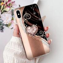 iPhone X XS dėklas Populiarus gėlėtas drugeliu minkštas permatomas silikoninis plonas galinis dangtelis iPhoneXS Max XR Dėklas iPhoneX Bamperis iPhone XS