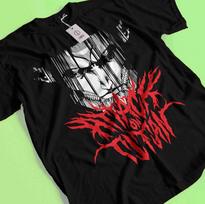 Attack On Titan Shirt Eren Mikasa Tshirt Levi TShirt AOT Erwin Hange Armin Tee Unisex T-Shirt M red