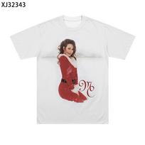 Mariah Carey Christmas Time Tour Merch 30th Anniversary TShirt Classic Retro Fashion Unisex Women Tee Y2K Harajuku High Quality Top 4XL white
