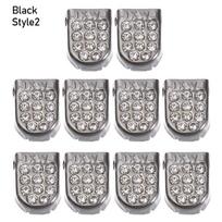 Sneaker Kits DIY Lazy Shoelace Buckle Metal Lace Lock Shoelaces Accessories Shoelaces Tips Head style2 juoda