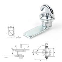 Stainless Steel Distribution Box Tool Lock Keyless Cylindrical Tongue Instrument Cabinet Lock Industrial Lock Handle white