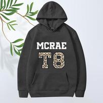 Tate Mcrae T8 Classic Hoodie Men Women Vintage Fashion Casual Long Sleeve Sweatshirt With Print Graphics Oversizhoodie Unisex XL tamsiai pilka spalva