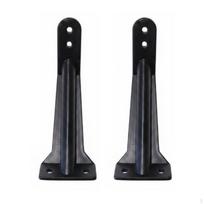 2 Pieces Ladder Reinforcement Bracket Black Support 3 Mm Thick black
